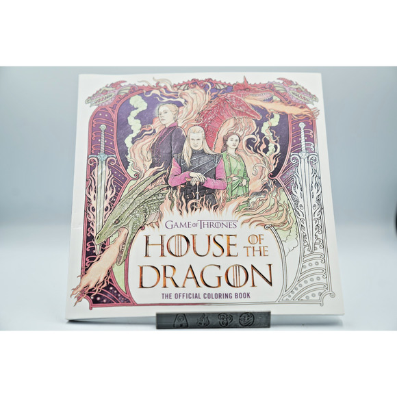 House of the Dragon Official Coloring Book Game of Thrones HBO 2024 - Picture 1 of 8
